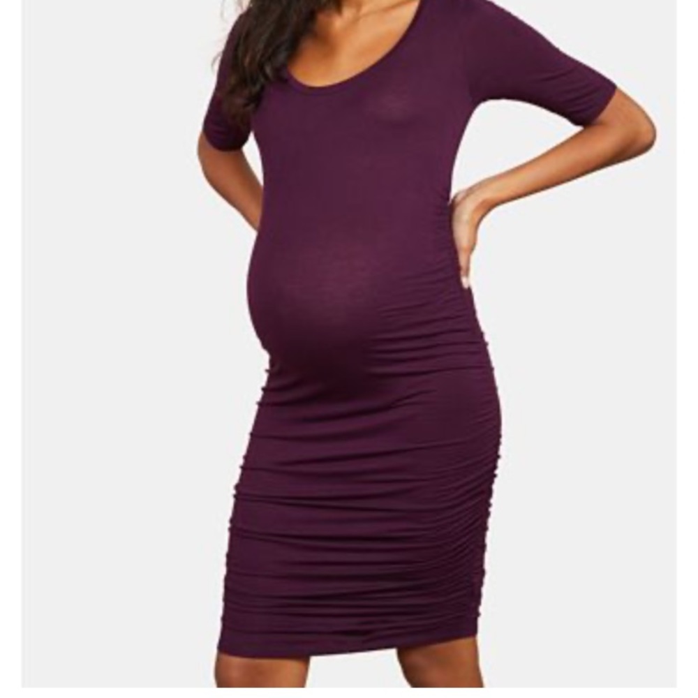 Plum Motherhood Maternity Dress